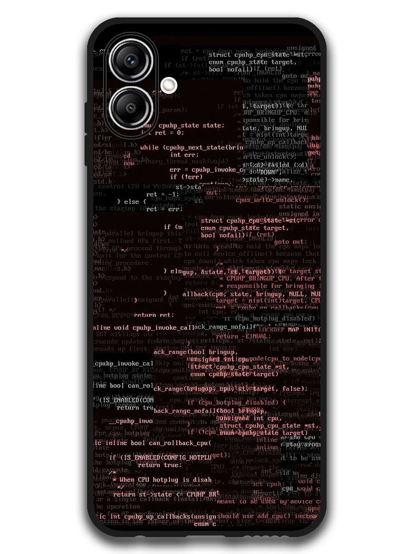 Theodor Case Compatible with Samsung Galaxy A07 6.7 Inch Protection Shockproof Bumper Cover Coding - Image 1